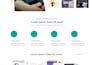 design portfolio wordpress website for freelancers and startups